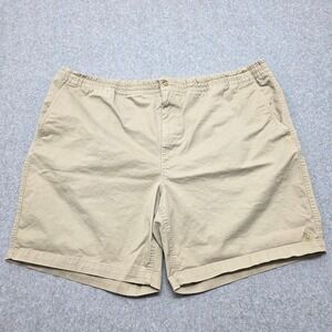 Polo Ralph Lauren Men's 3XB Khaki Tan Stretch Classic Fit Elastic Waist Shorts